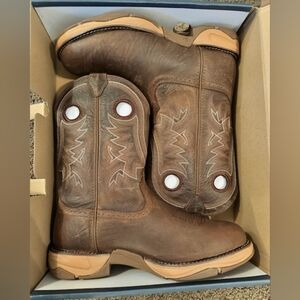 Tony Lama Tumbleweed Water Buffalo Work Boots Mens Size 10D New